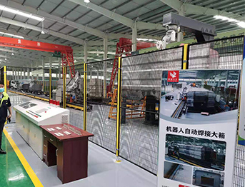 掃路車車廂焊接生產(chǎn)線